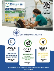 MDA Dental Staff CE Development Series